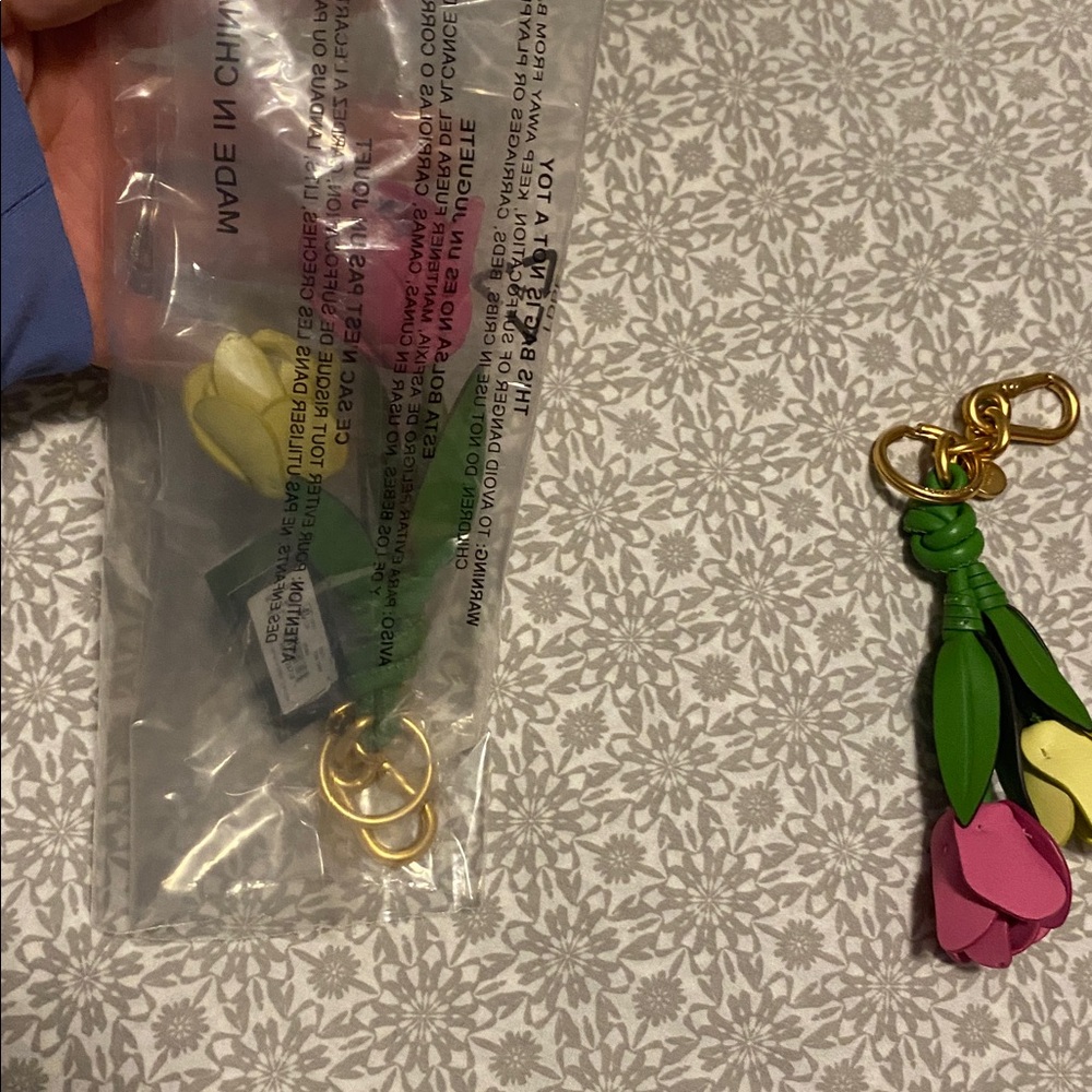 Kate Spade tulip bag charm - Picture 6 of 7